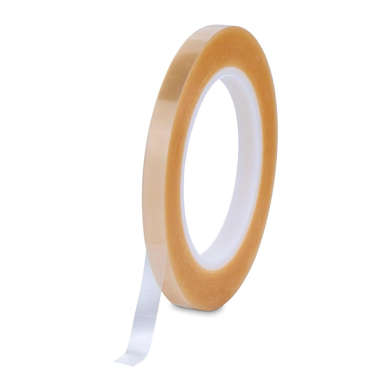 Makerflo Heat Tape for Sublimation 2592" X 0.375"(216ft) | Easy to Use Heat Resistance Adhesive for Tumbler Mug T-shirt | Odourless, Crack Reststant Clear Tape for Vinyl and Heat Press